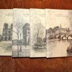 Vintage Inspired Paris Notebook Journals